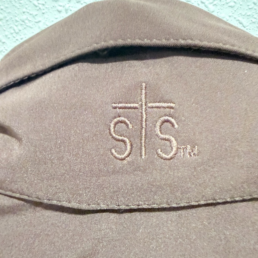STS Ranchwear Brown Work Jacket with Rodeo Contest Patch L - Picture 11 of 12